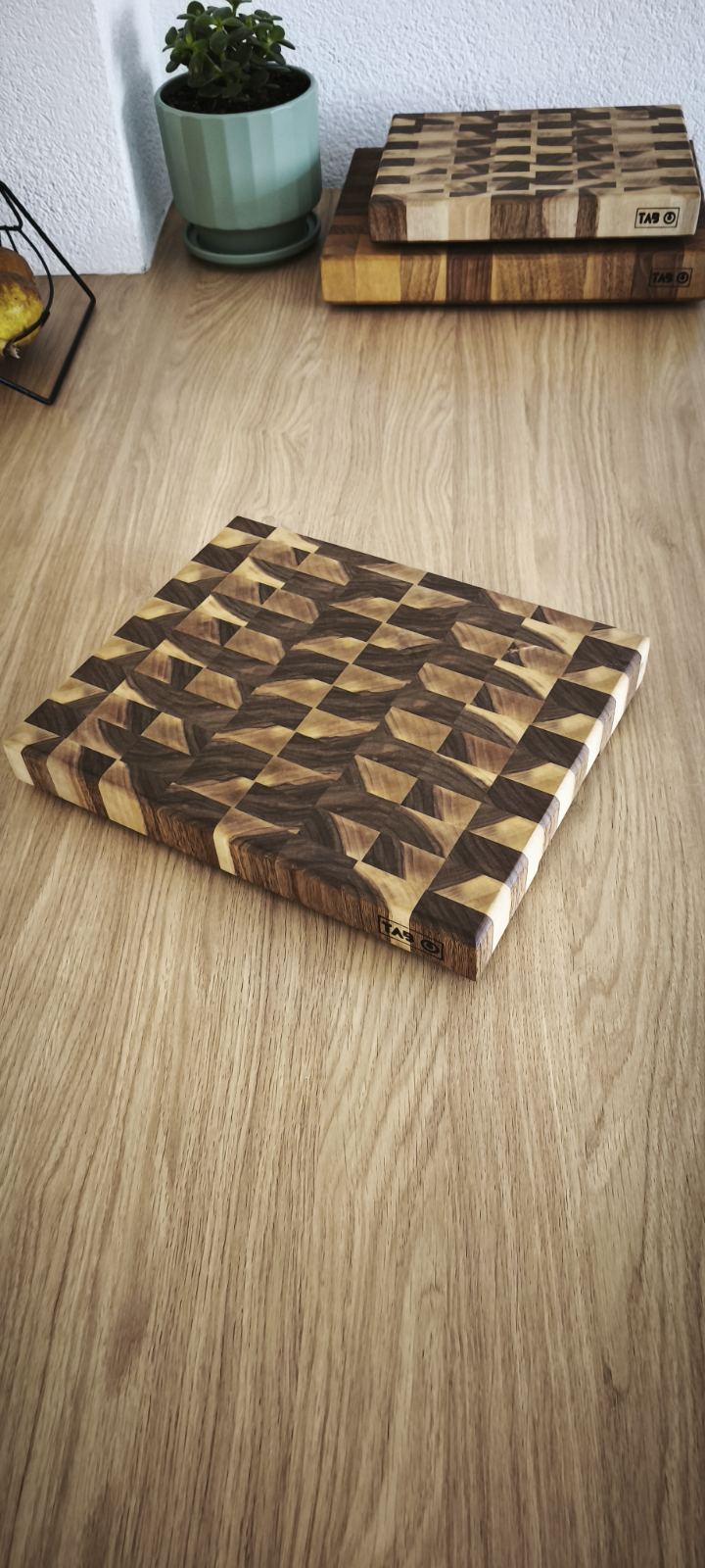 End-grain orah daska
